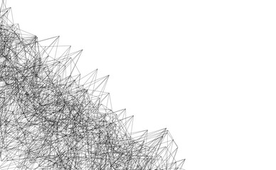 Architectural drawing. Geometric background