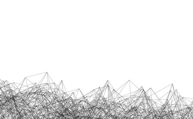 Architectural drawing. Geometric background