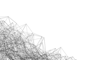 Architectural drawing. Geometric background