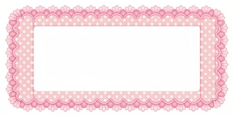 Cute frilly frame , cute, frill, frame, border, pink, girly, design, decoration, lace, pastel, feminine, ribbon, soft