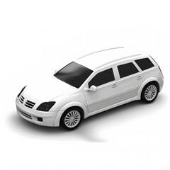 Fototapeta premium car rental and car sales mascot cartoon 3d cars
