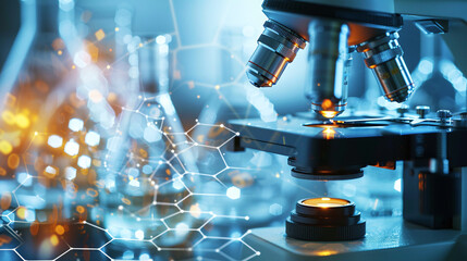 Science images - Laboratory with microscope - lab equipment