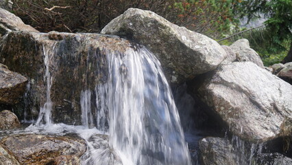 Mountain hill landscape view 