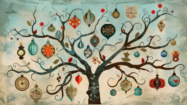 Ornamental Tree of Time