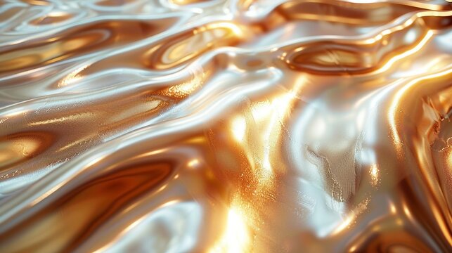 Metallic backgrounds with shiny and reflective surfaces add a sense of luxury and sophistication perfect for high-end and modern designs Background Illustration, Bright color tones, , Minimalism,