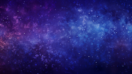 Naklejka premium Pixelated Space Nebula