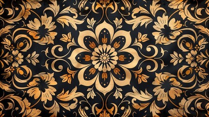 Patterned backgrounds with repetitive motifs and intricate designs add visual interest and texture ideal for decorative elements and stylish projects Background Illustration, Bright color tones, ,