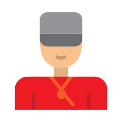 Coaching Vector Flat Icon Design