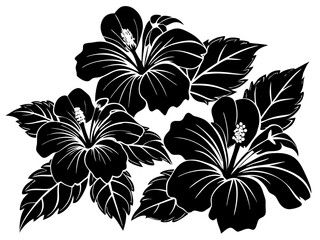 seamless floral pattern, seamless floral background. black and white flower Black and White Floral Pattern and Backgrounds, Perfect for Decorative Use, Wallpaper, and Textile Designs