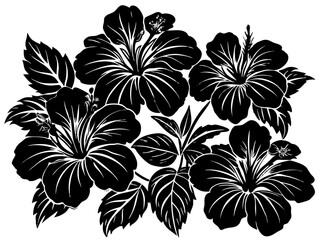 seamless floral pattern, seamless floral background. black and white flower Black and White Floral Pattern and Backgrounds, Perfect for Decorative Use, Wallpaper, and Textile Designs