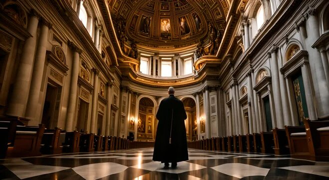 Priest in the Vatican.