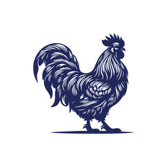 Chicken silhouette vector Clip art isolated design illustration