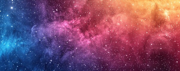 Fototapeta premium Abstract texture background with a galaxy theme, showcasing stars and cosmic dust in vibrant colors