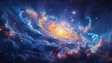 Fototapeta premium Cosmic Nebula
