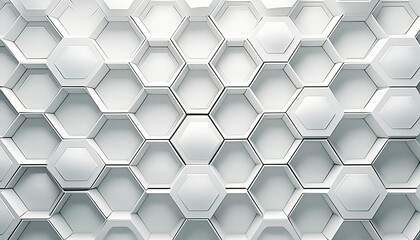 Naklejka premium Hexagons images, clean white hexagonal pattern images, Honey cube pattern images, white hexagonal metal images, honeycomb pattern