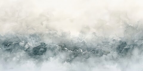 Fototapeta premium Abstract Watercolor Cloudscape