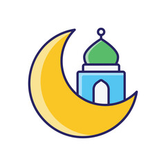 Eid Celebration vector icon