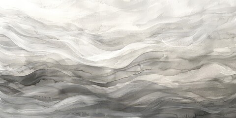 Obraz premium Abstract Landscape in Shades of Grey