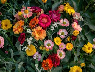 A Colorful Bouquet of Flowers