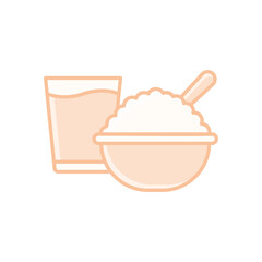 Meal vector icon 