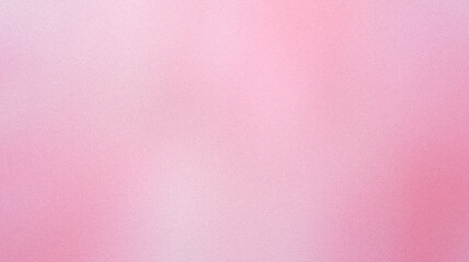 Ziarniste gradientowe tło w kolorach biały różowy, szum tekstura na tapecie. Szablon baneru lub plakatu w stylu graficznym retro. Światła ledowe holo bokeh na projekcie okładki © Grainy background