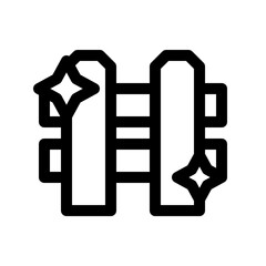 Fence Cleaning Icon
