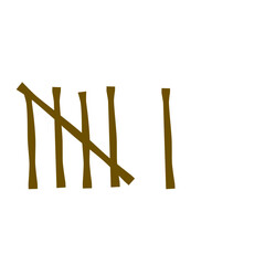 Hand Drawn Tally Mark