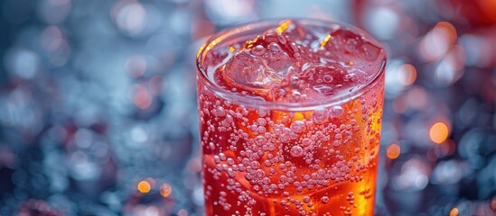 Refreshing Soda with Ice