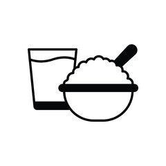 Meal vector icon 