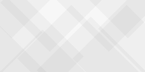 Modern Vector white square and triangle line background. Abstract gradient space banner design with Geometric background technology concept. White abstract design background with template.