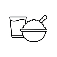 Meal vector icon 