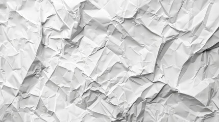 Obraz premium Texture of crumpled white paper