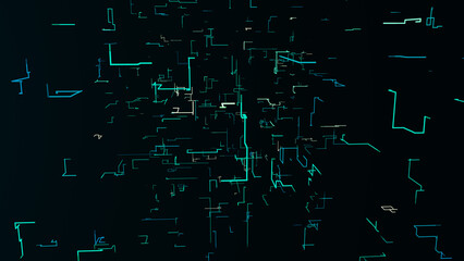 Abstract hi-tech digital technology concept web background	