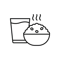 Sehri Time vector icon