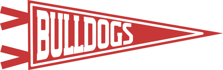 Fototapeta premium Bulldogs Team Design