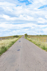 road in the countryside