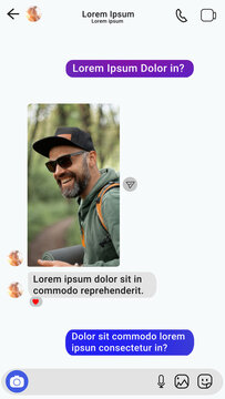 Social Media Text Messages