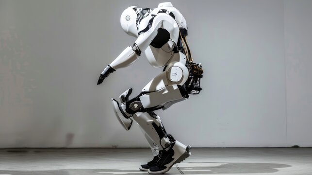 Robotic exoskeleton enhancing human capabilities