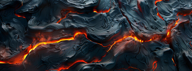 Lava texture fire background rock volcano magma molten hell hot flow flame pattern seamless. Earth lava crack volcanic texture ground fire burn explosion stone liquid black red inferno planet relief.