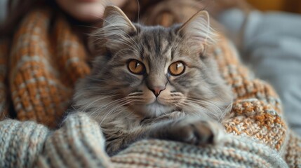 Naklejka premium Cute cat