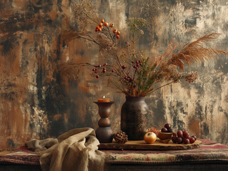 Fototapeta premium deib items color, meticulous and artisanal