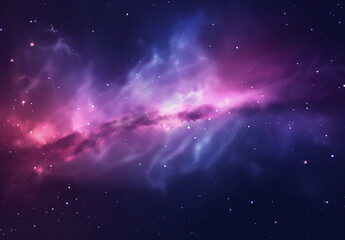 Fototapeta premium Vector realistic cosmic galaxy background
