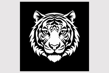 tiger head vector
