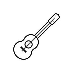 Guitar symbol icon vector 