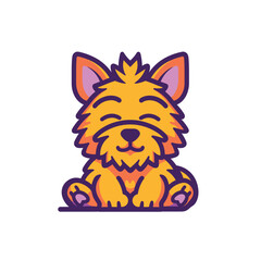 Dog Mascot Logo - Vector Illustration of Dog