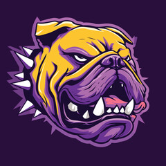 Dog Mascot Logo - Vector Illustration of Dog