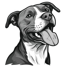 Dog Mascot Logo - Vector Illustration of Dog