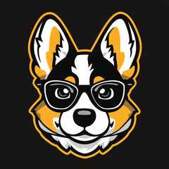 Dog Mascot Logo - Vector Illustration of Dog