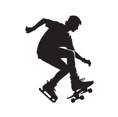 Fototapeta premium skateboarders vector illustration