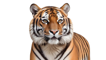 Obraz premium Wild tiger cut out